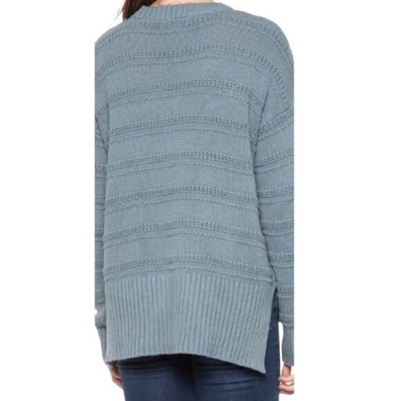 Cupcakes & Cashmere Textured Knit Sweater Blue Women's XL - Picture 2 of 9